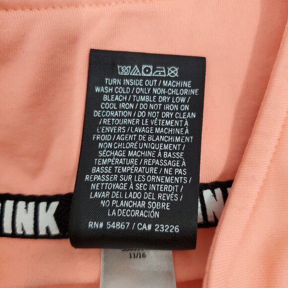 Pink By Victoria's Secret Ultimate Long Sleeve Half-Zip Sweater Women's Size S/P - Picture 6 of 10